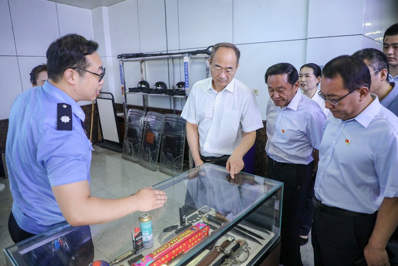 栾健到c7c7娱乐平台调研并开展清静生产督导检查